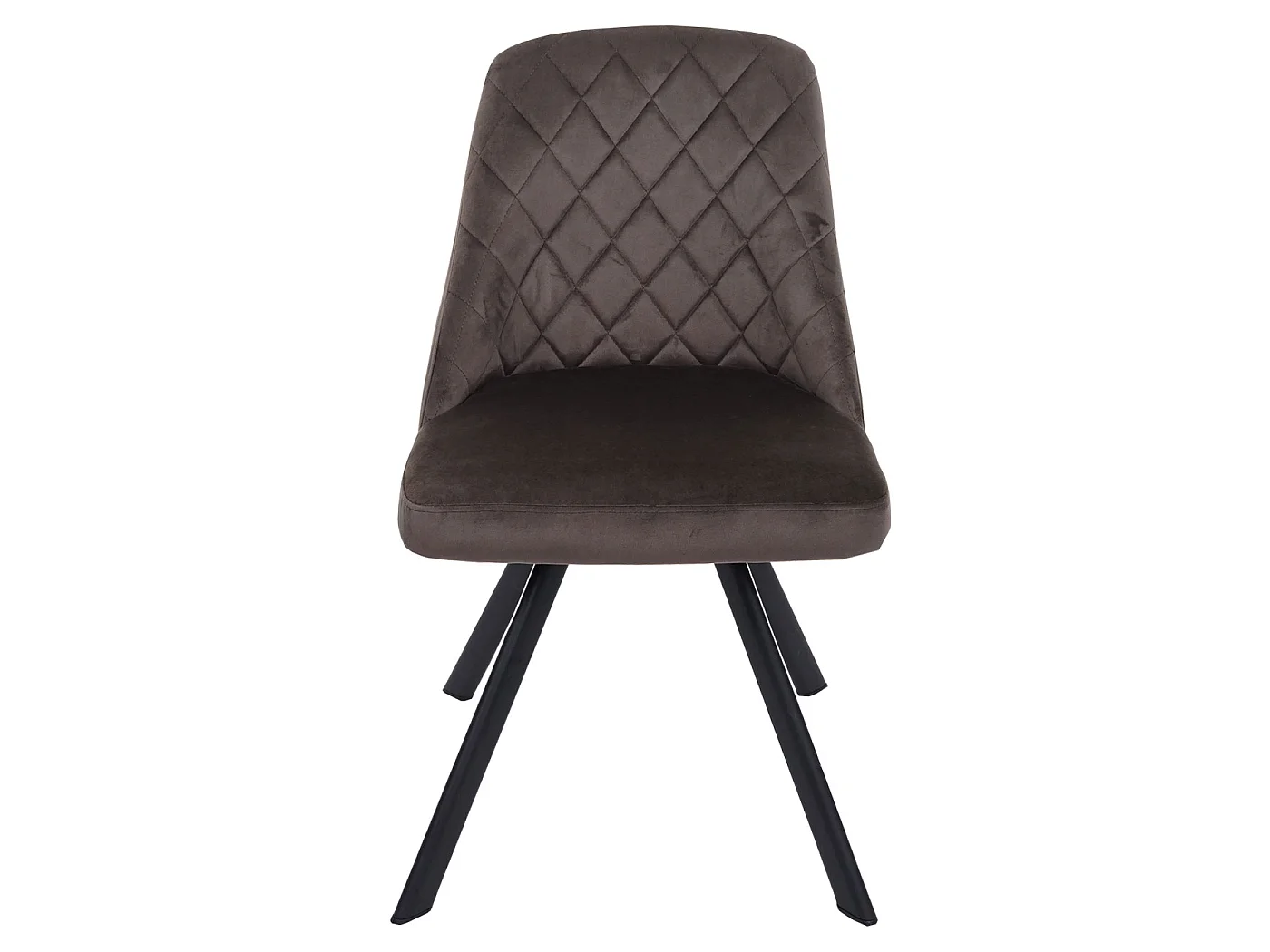 Silla de comedor MCW-K25 (set de 2),  marrón oscuro