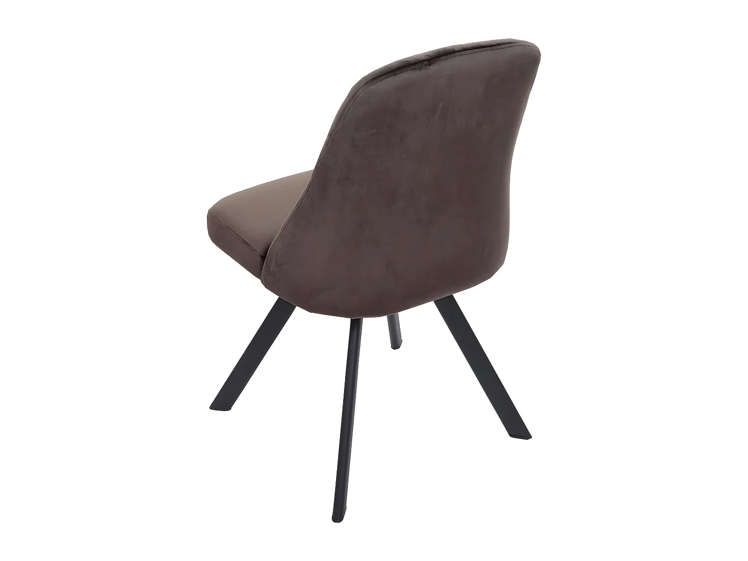 Silla de comedor MCW-K25 (set de 2),  marrón oscuro