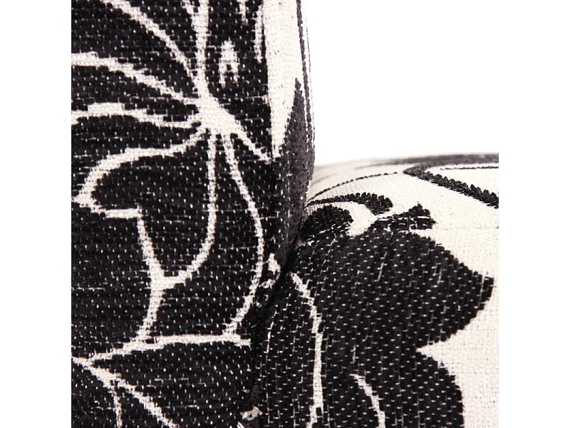 Eetkamerstoel Littau (set van 2),  textiel, jacquard, donkere poten