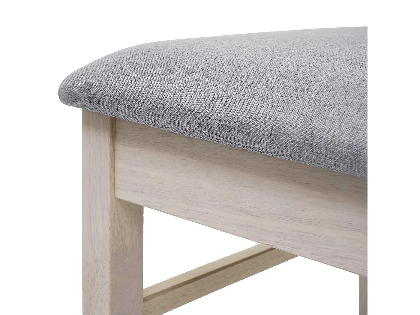 Chaise de salle à manger MCW-G47 (lot de 2),  châssis clair, gris