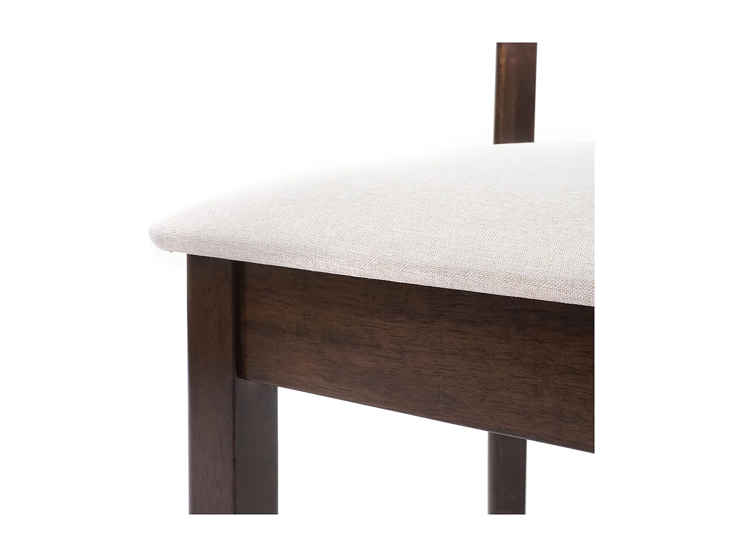 Chaise de salle à manger MCW-G46 (lot de 6),  châssis foncé, beige