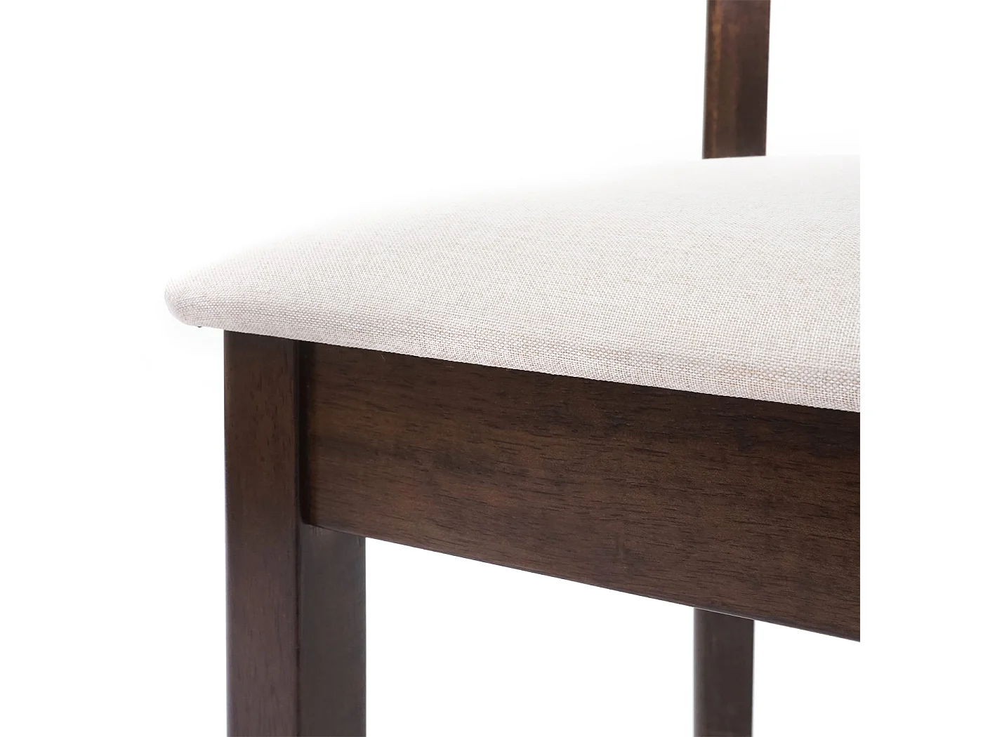 Chaise de salle à manger MCW-G46 (lot de 6),  châssis foncé, beige