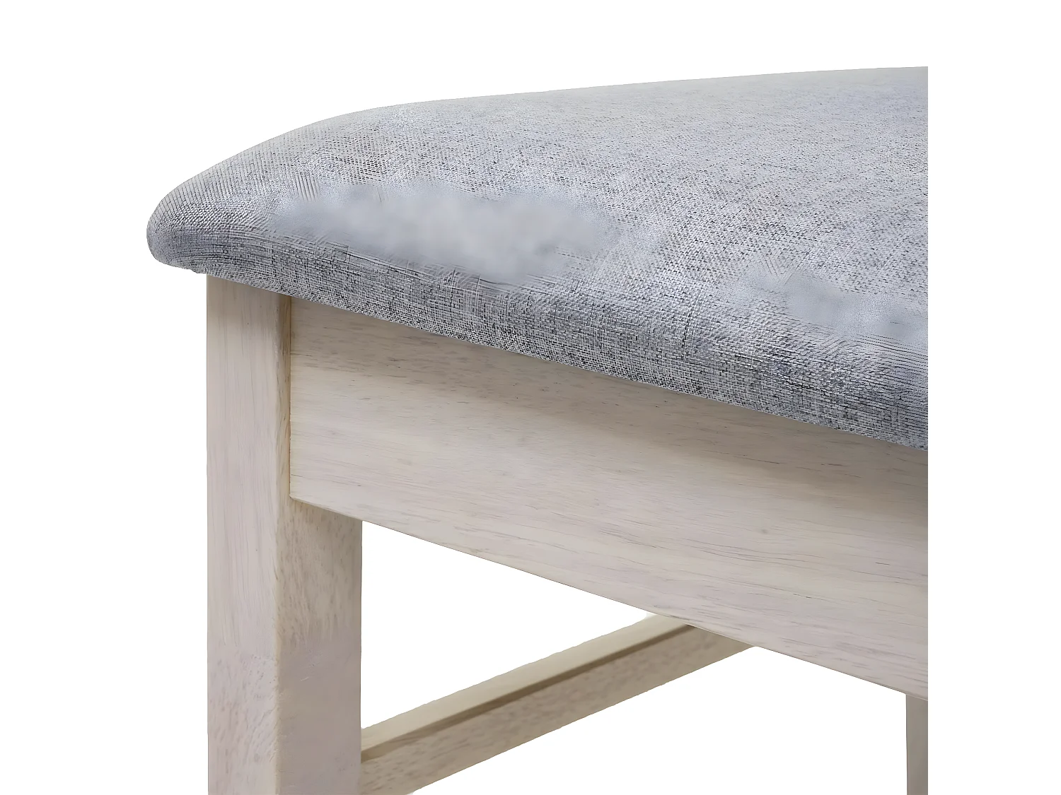 Chaise de salle à manger MCW-G47 (lot de 6),  châssis clair, gris