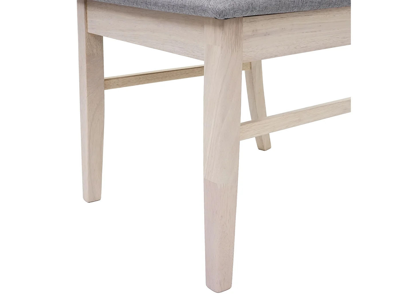 Eetkamerstoel MCW-G47 (set van 6),  licht frame, grijs