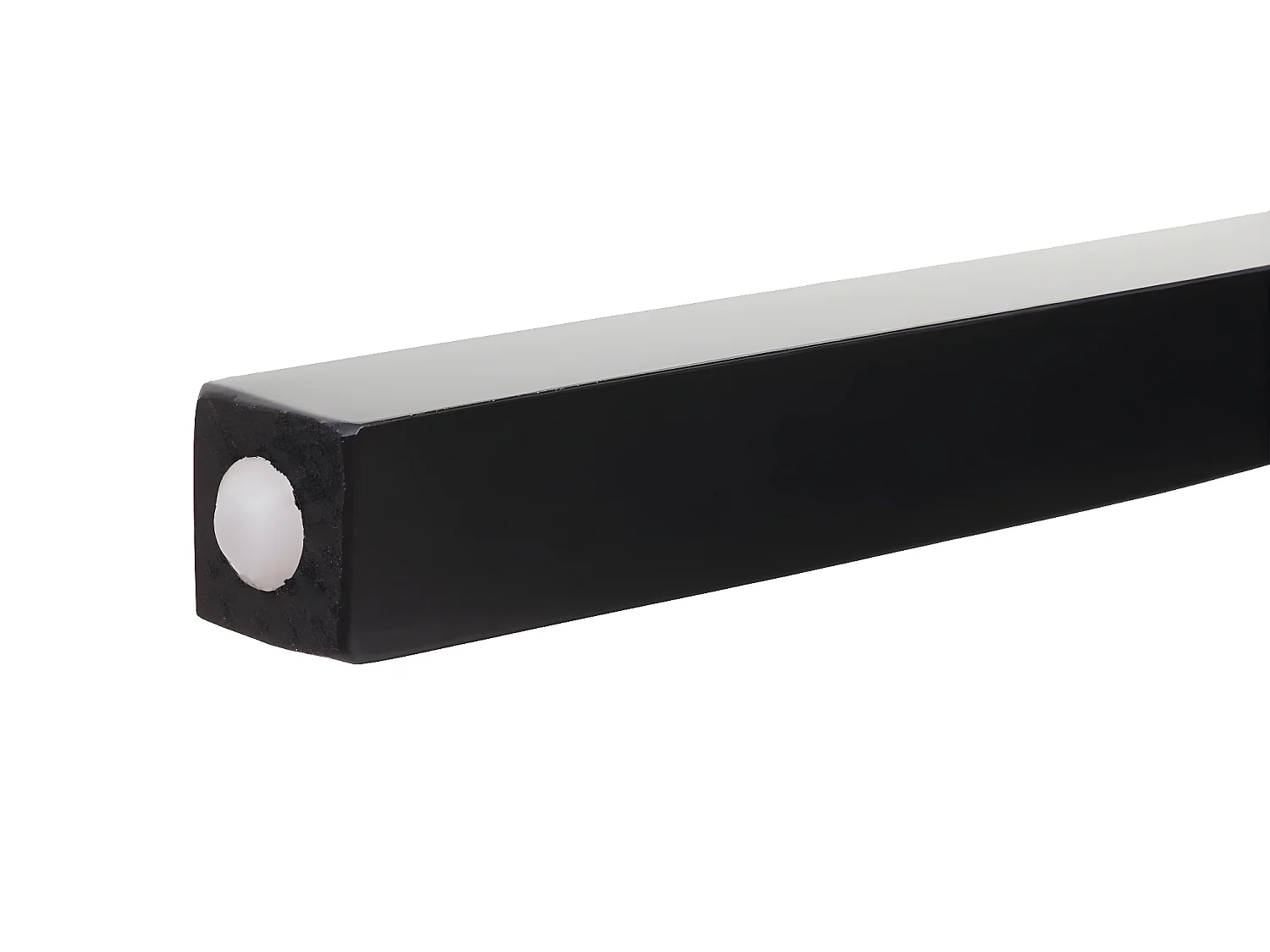 Cadeira de jantar Crotone,  preto, pernas escuras