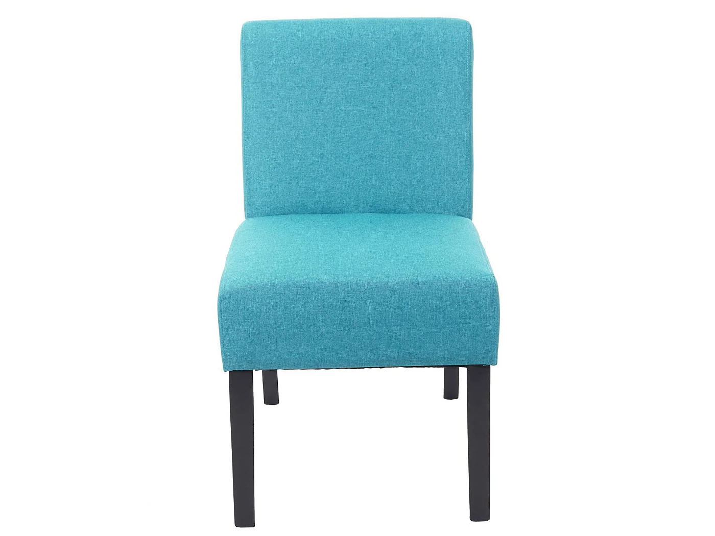 Eetkamerstoel MCW-F61 (set van 2),  petrolblauw