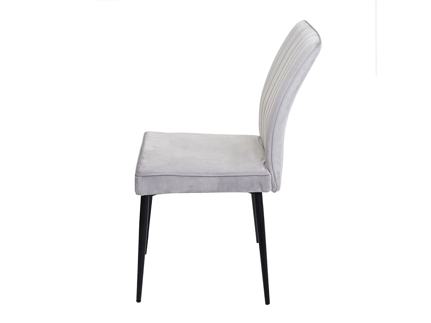 Chaise de salle à manger MCW-K16 (lot de 6),  gris clair