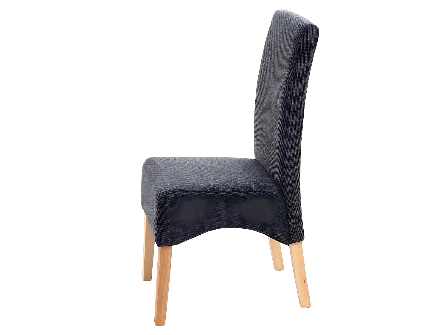 Chaise de salle à manger Crotone,  gris foncé, pieds clairs