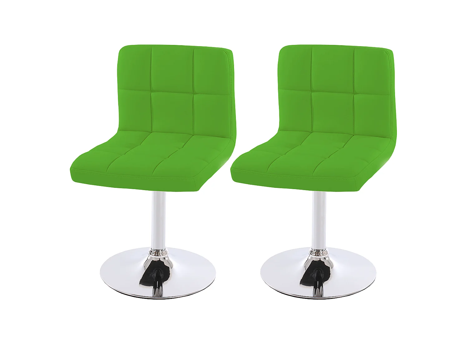 Krzesło do jadalni Cadiz (zestaw 2 sztuk),  zielony