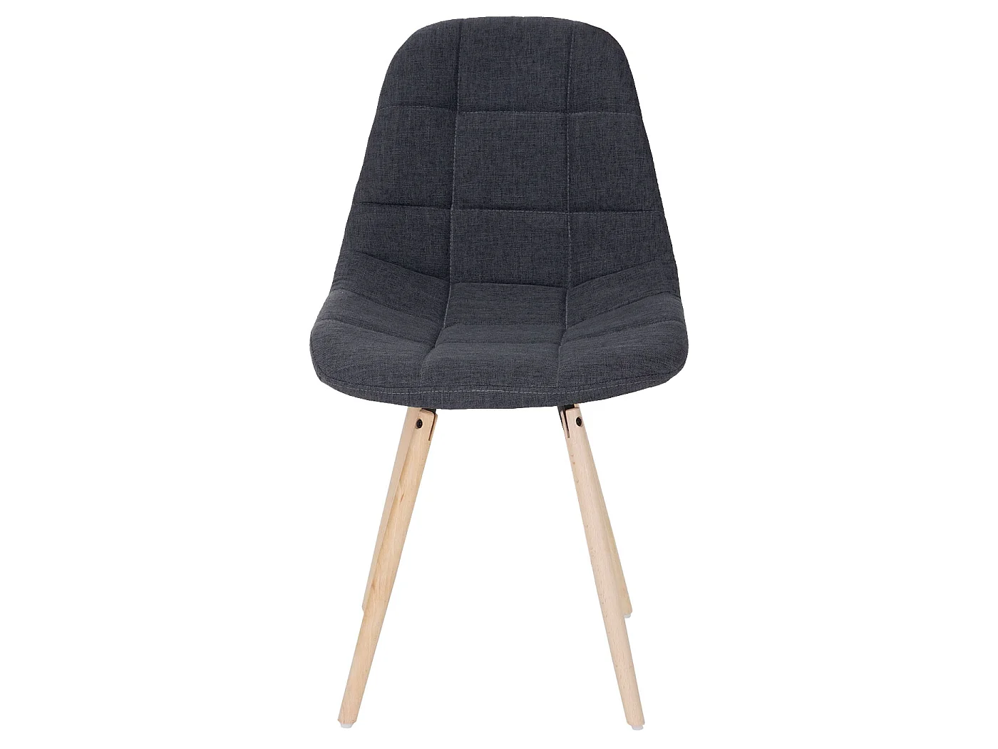 Esszimmerstuhl MCW-A60 II, Stoff/Textil dunkelgrau