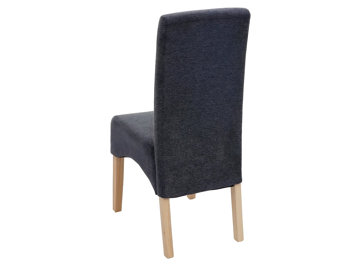 Chaise de salle à manger Crotone (lot de 2),  gris foncé, pieds clairs