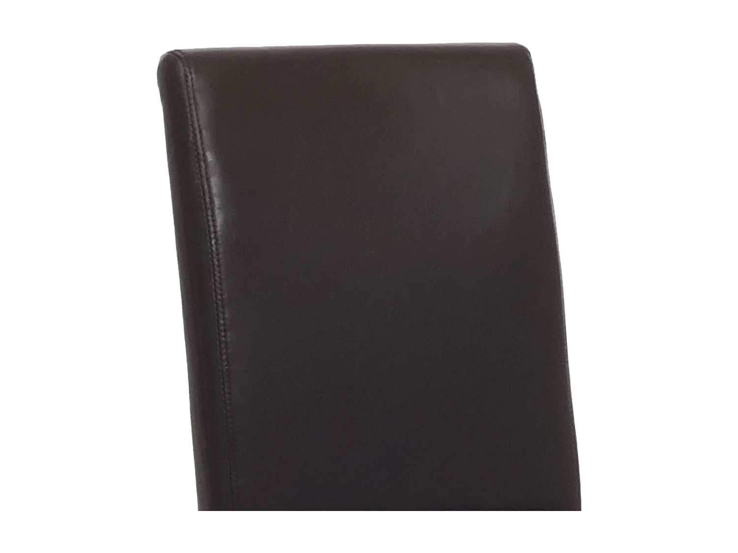 Sedia Littau pelle soggiorno cucina sala da pranzo 43x56x90cm marrone piedi chiari