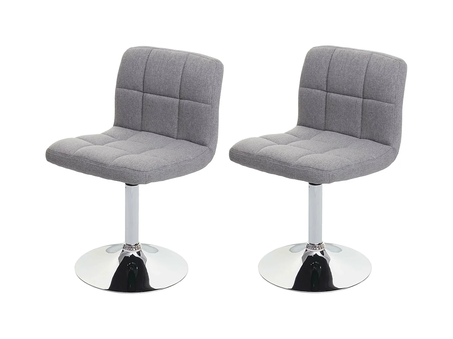 Cadiz eetkamerstoel (set van 2),  lichtgrijs
