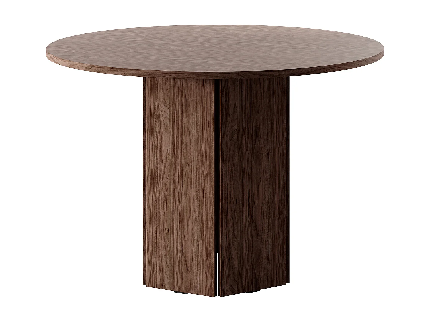 Ronde tafel - 110 cm - Wisconsin notenhout - HEXA