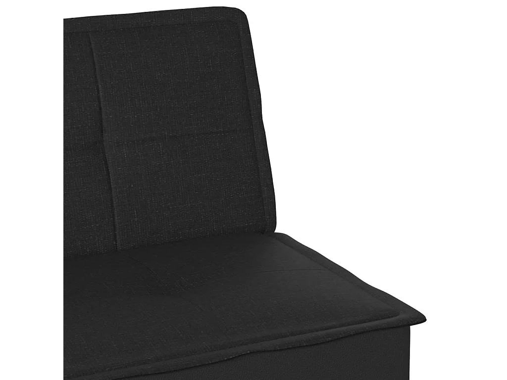 Canapé-lit noir tissu