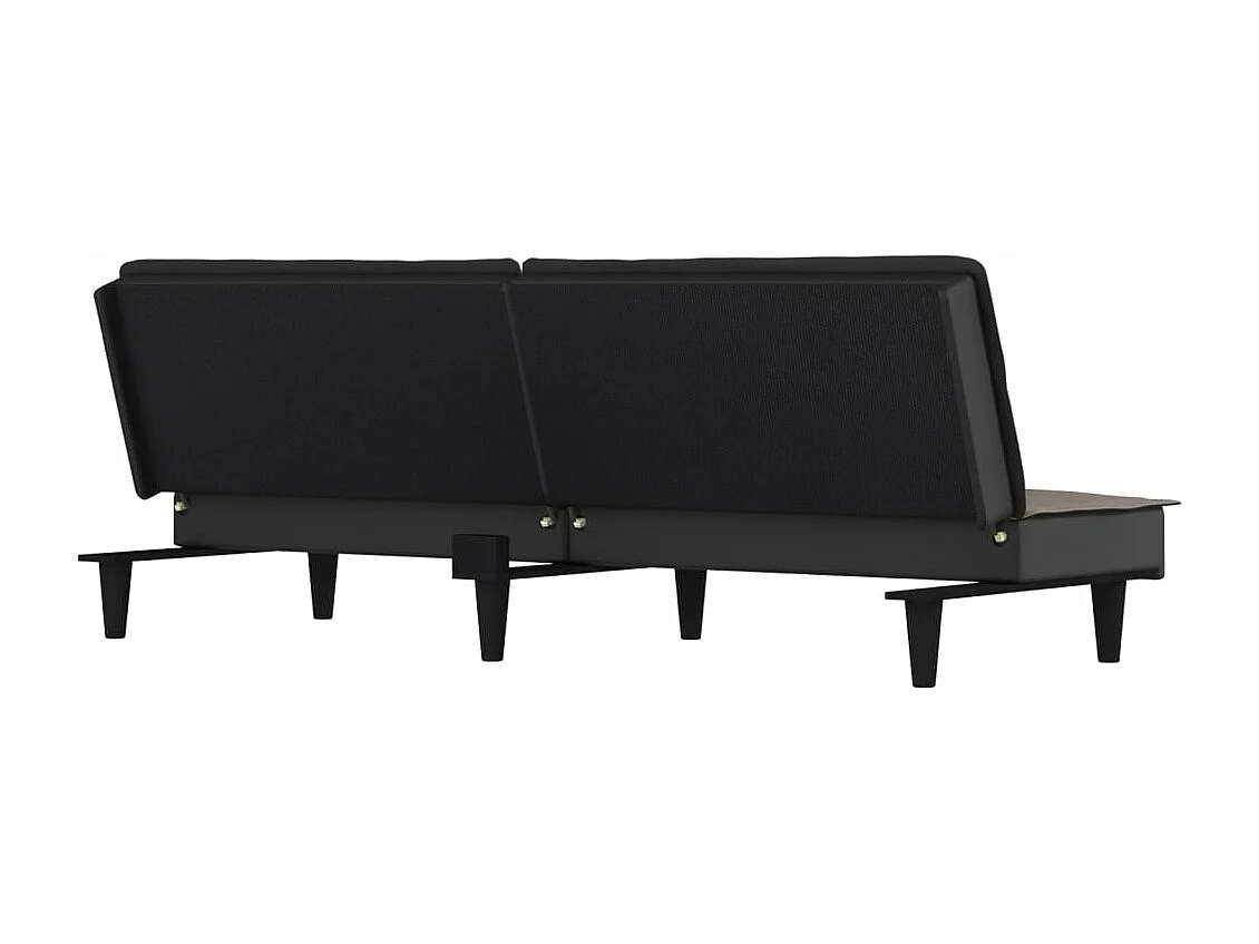 Schlafsofa Taupe Stoff