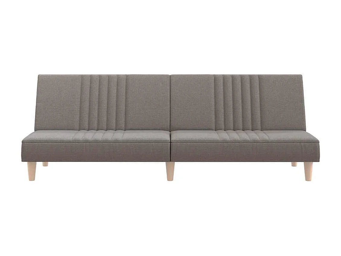 Schlafsofa Taupe Stoff