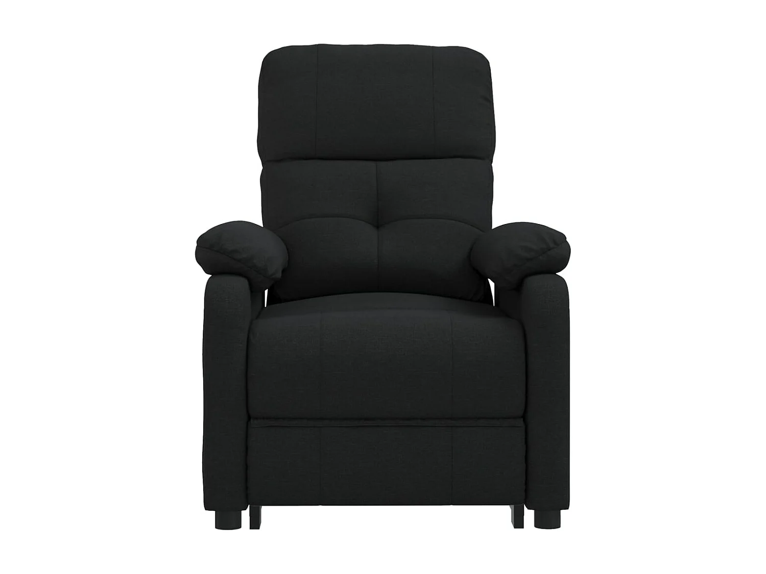 Fauteuil de massage Noir Tissu