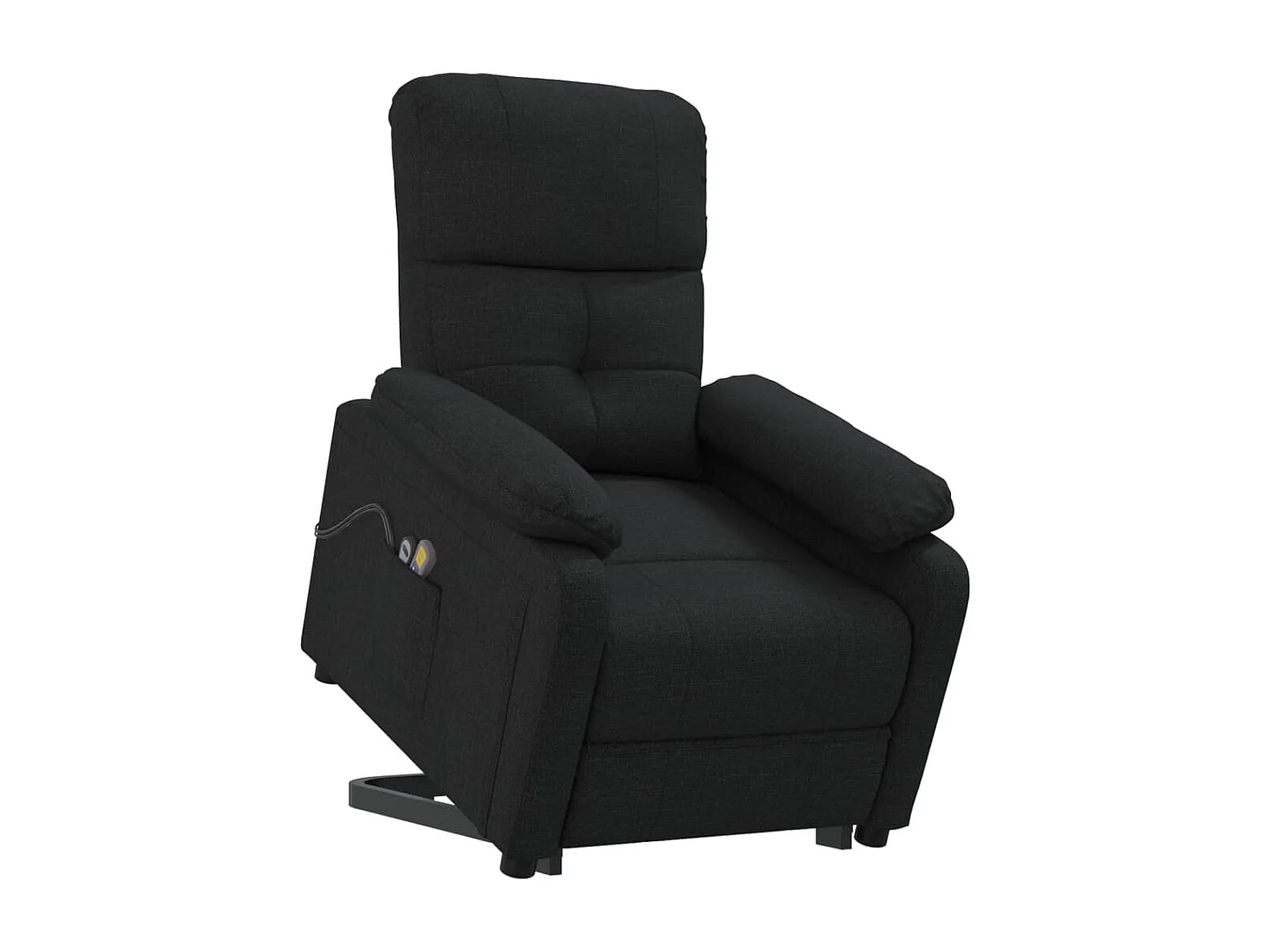 Fauteuil de massage Noir Tissu