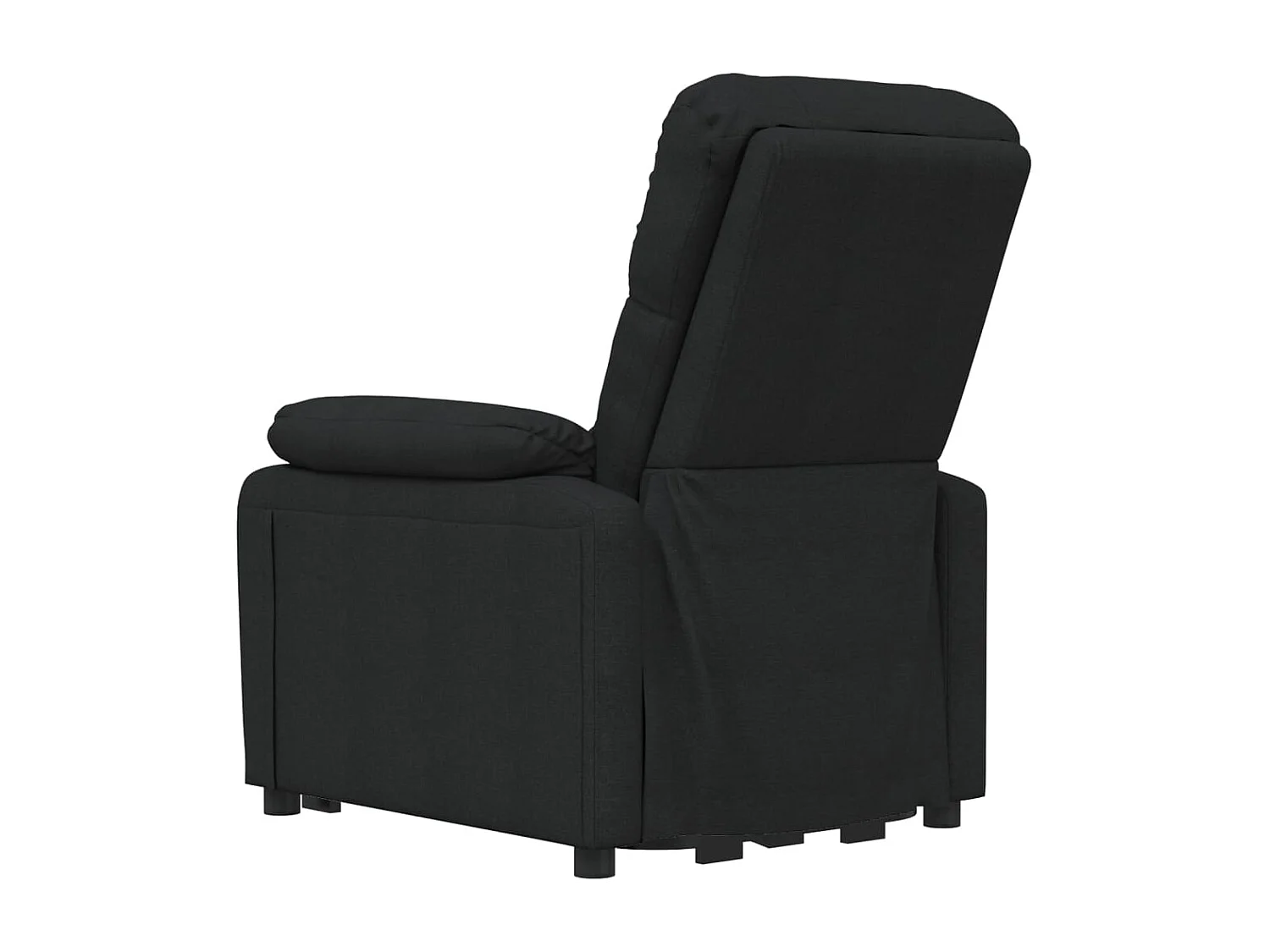 Fauteuil de massage Noir Tissu
