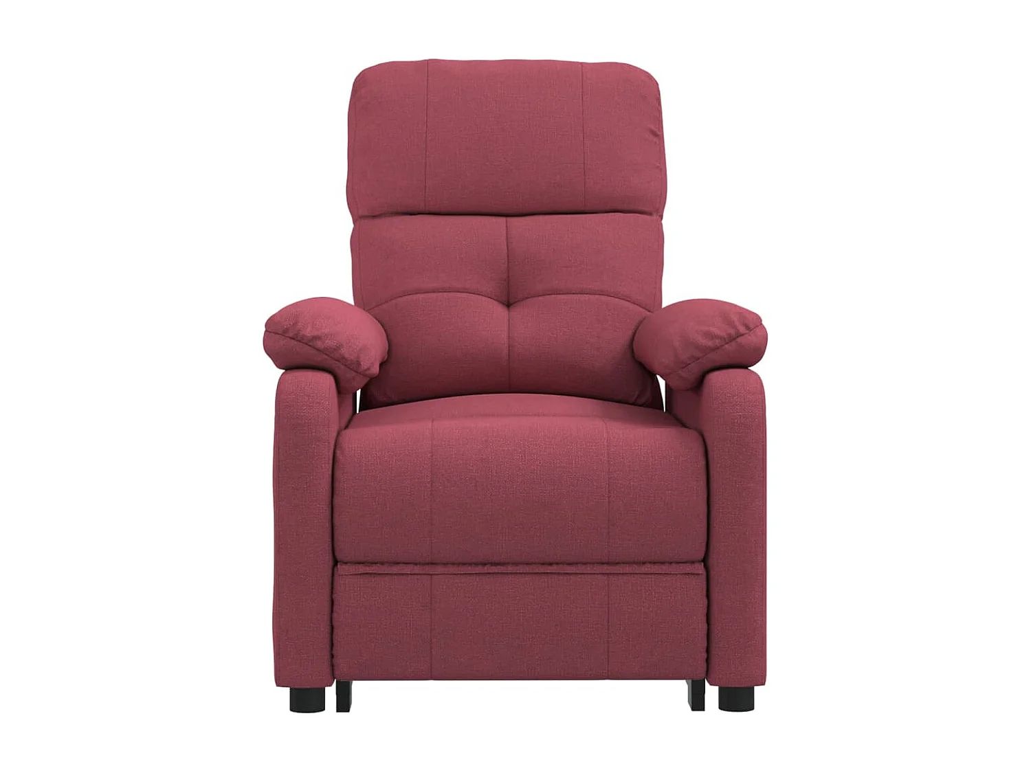Fauteuil de massage Rouge bordeaux Tissu