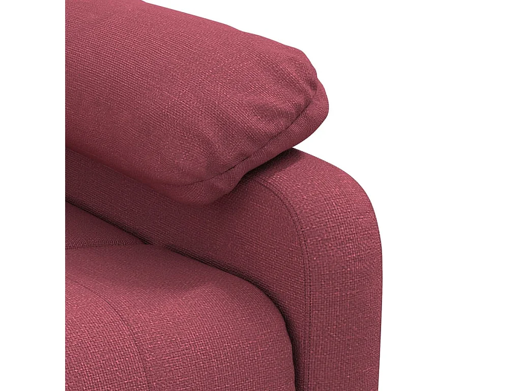 Fauteuil de massage Rouge bordeaux Tissu