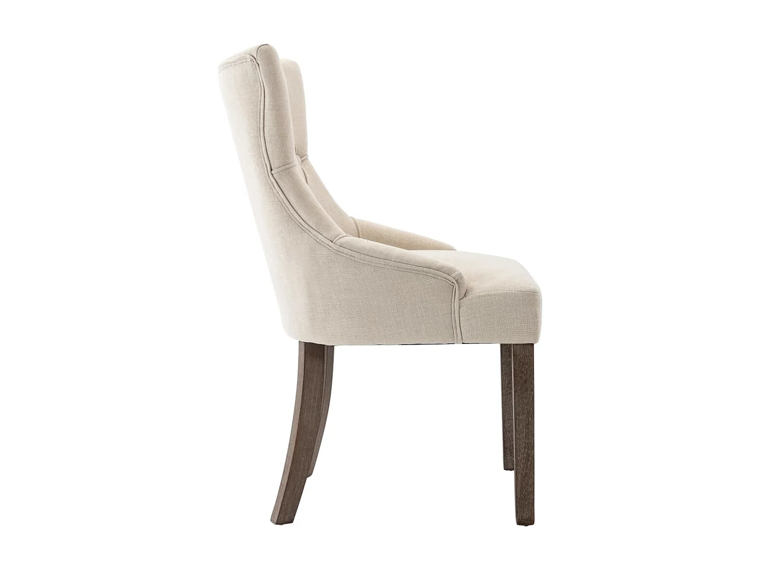 Esszimmerstühle 4 Stk. Beige Stoff