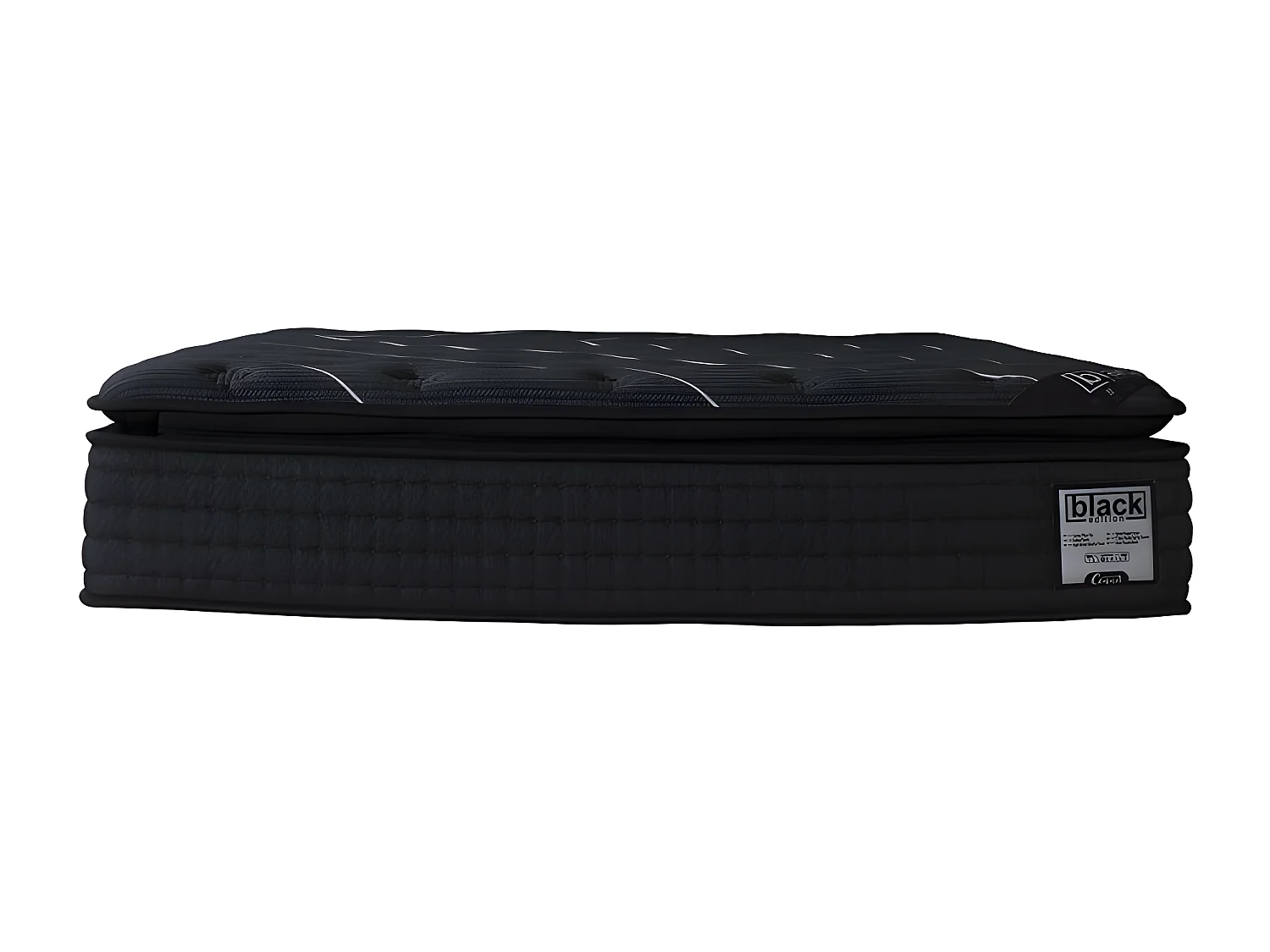 Ensemble Alitea BLACK EDITION + Sommier KIT + pieds 140x190 Ressorts