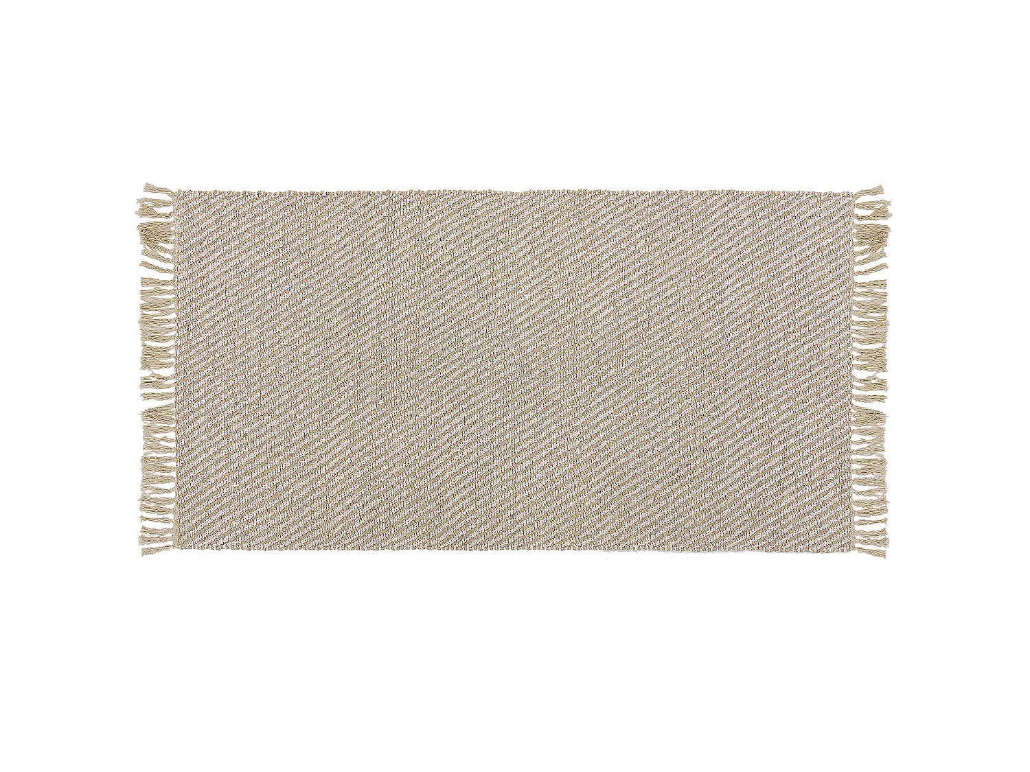 Vloerkleed ALADAG 80 x 150 cm Jute Beige