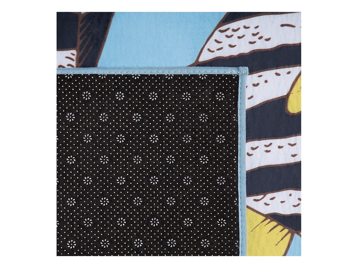 Tapis enfant FIZME Bleu 80 x 140 cm