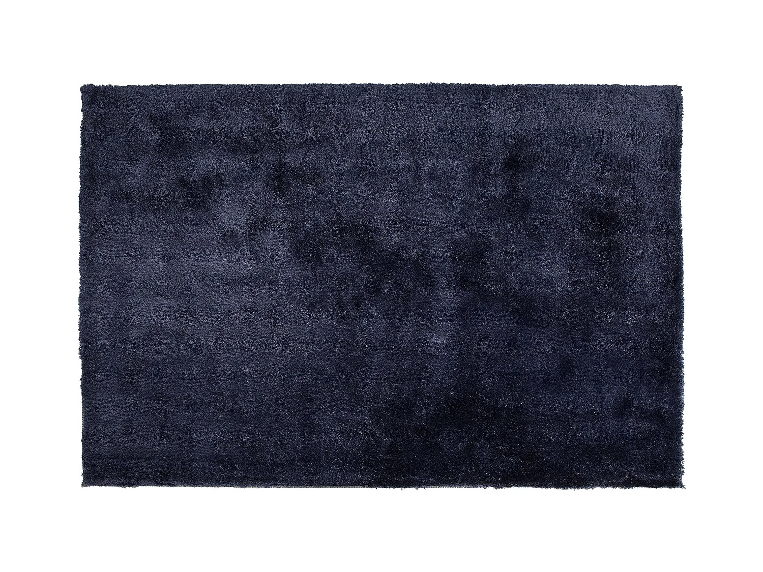 Tapis à poils longs EVREN Bleu foncé 140 x 200 cm