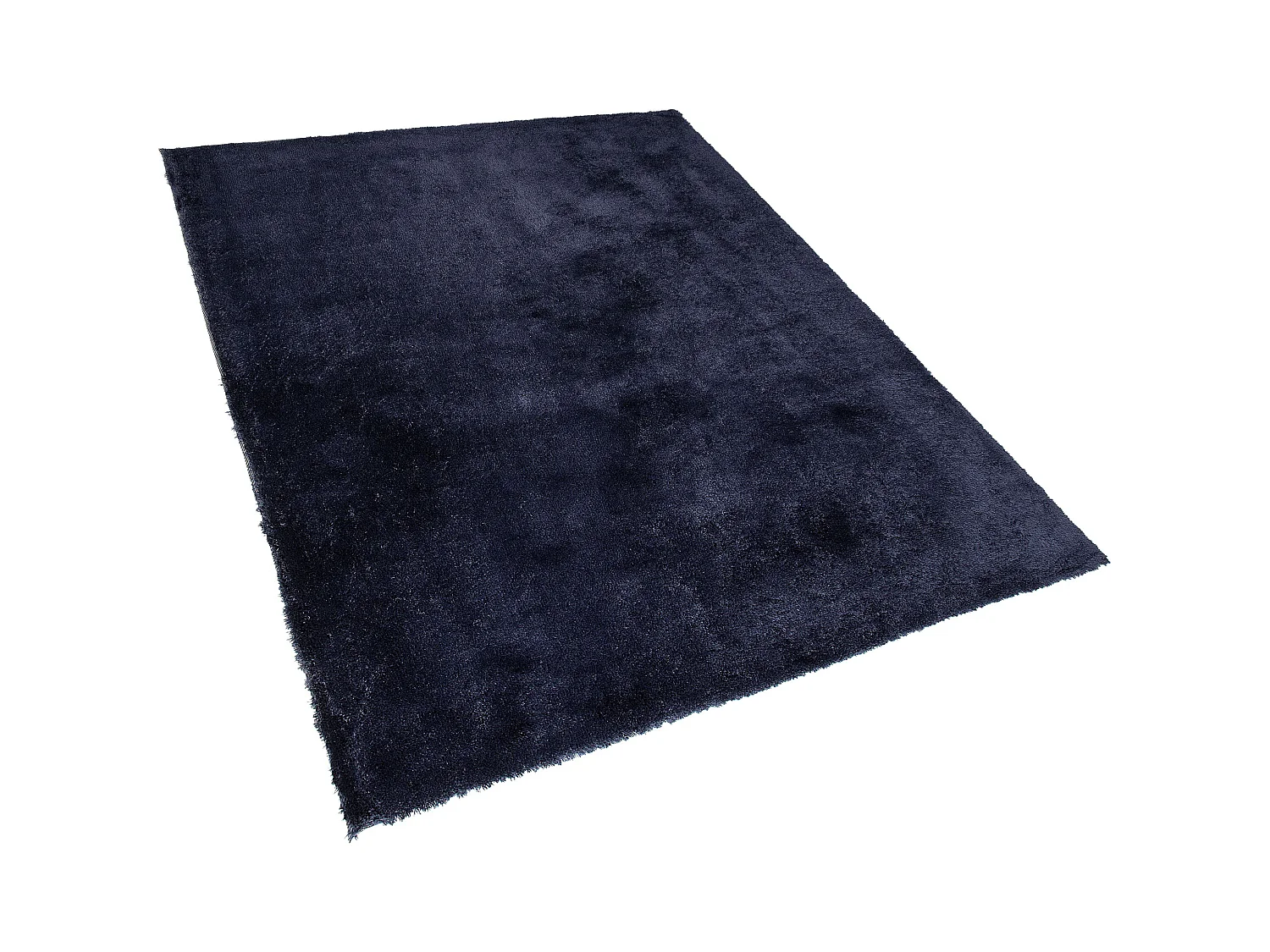 Vloerkleed polyester donkerblauw 140 x 200 cm EVREN