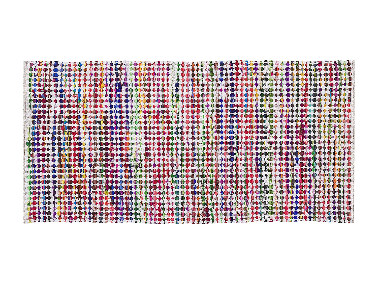 Vloerkleed polyester meerkleurig 80 x 150 cm BELEN