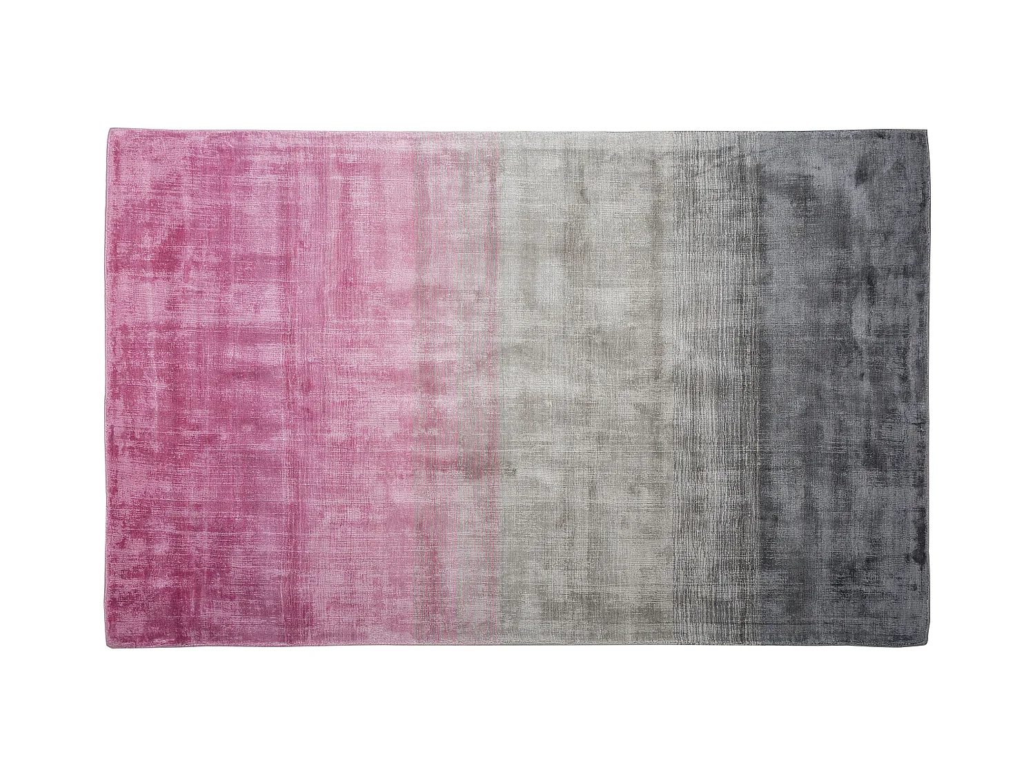 Tapis ERCIS Rose 140 x 200 cm Soie artificielle