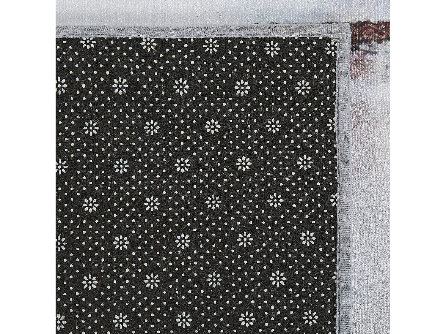 Teppich rechteckig bunt braun 80 x 150 cm Modern Abstrakt Kurzflor Trabzon