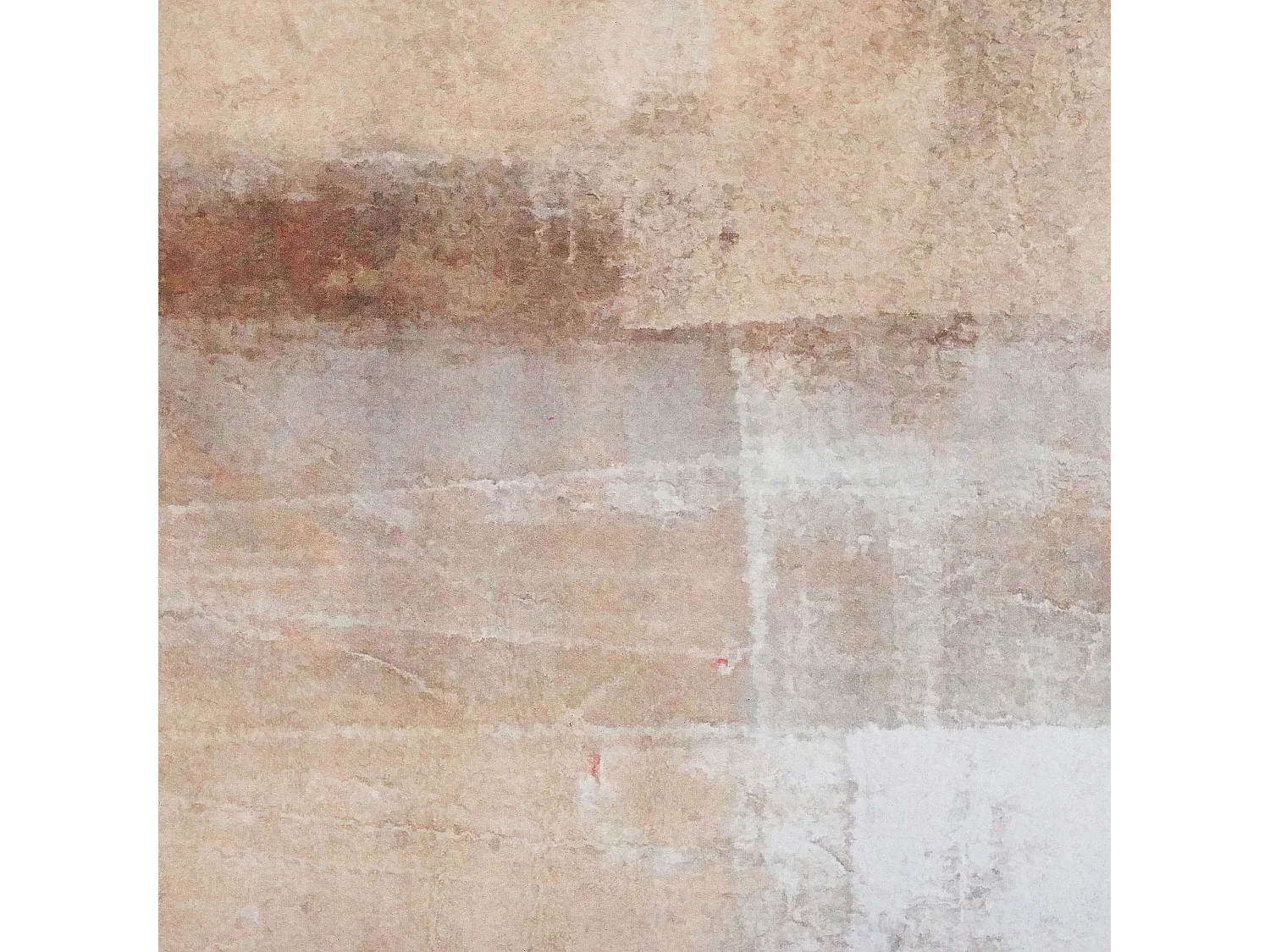 Teppich rechteckig bunt braun 80 x 150 cm Modern Abstrakt Kurzflor Trabzon