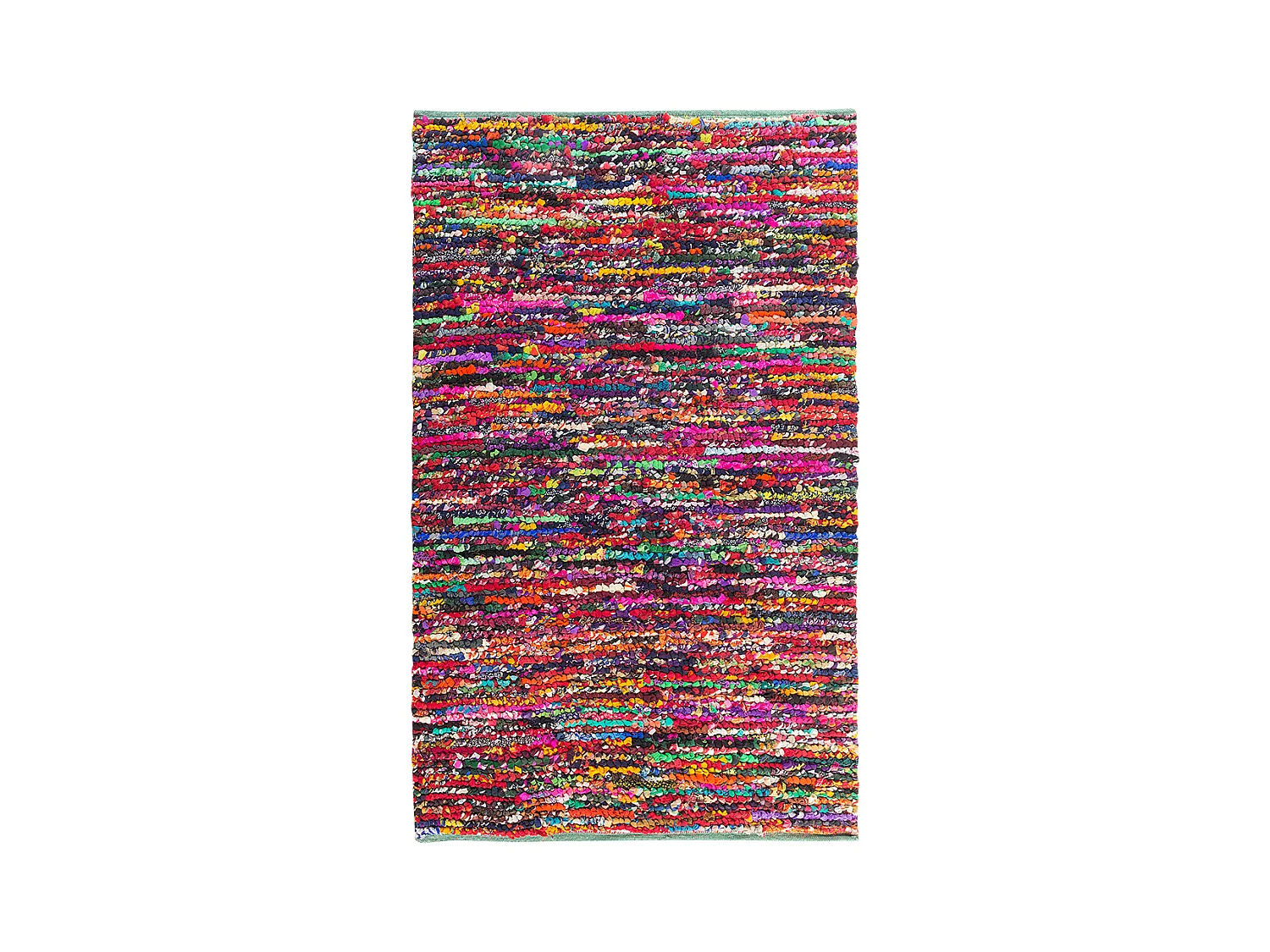 Vloerkleed polyester meerkleurig 80 x 150 cm BAFRA