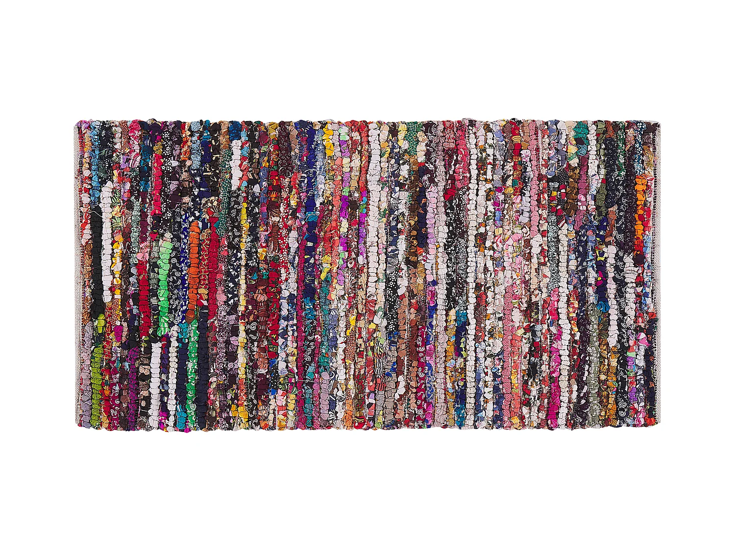 Vloerkleed polyester meerkleurig 80 x 150 cm BAFRA