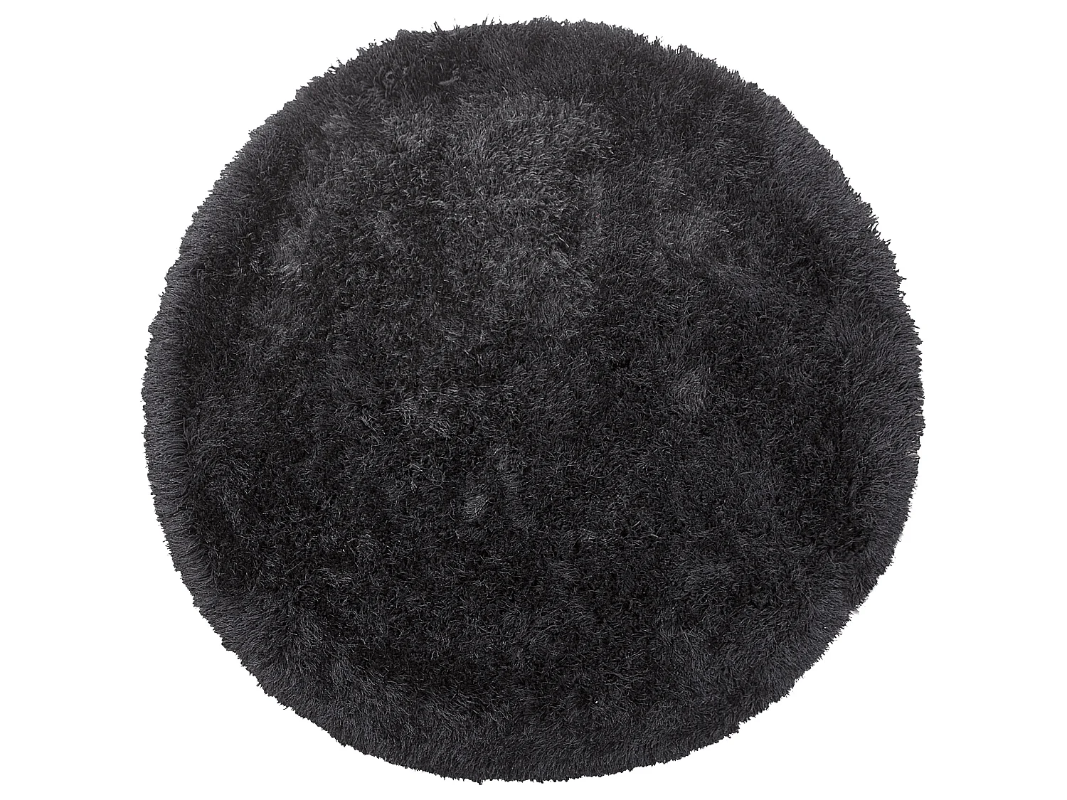 Tapis rond noir CIDE