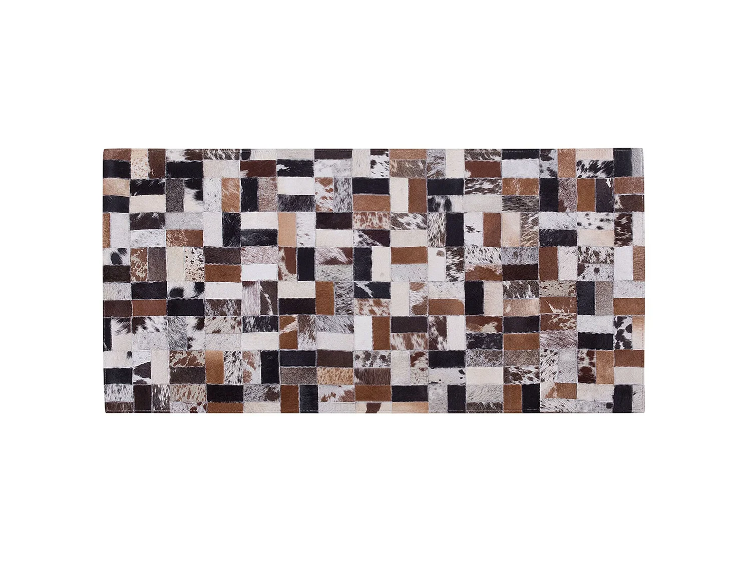 Tapis CESME 80 x 150 cm Cuir Multicolore