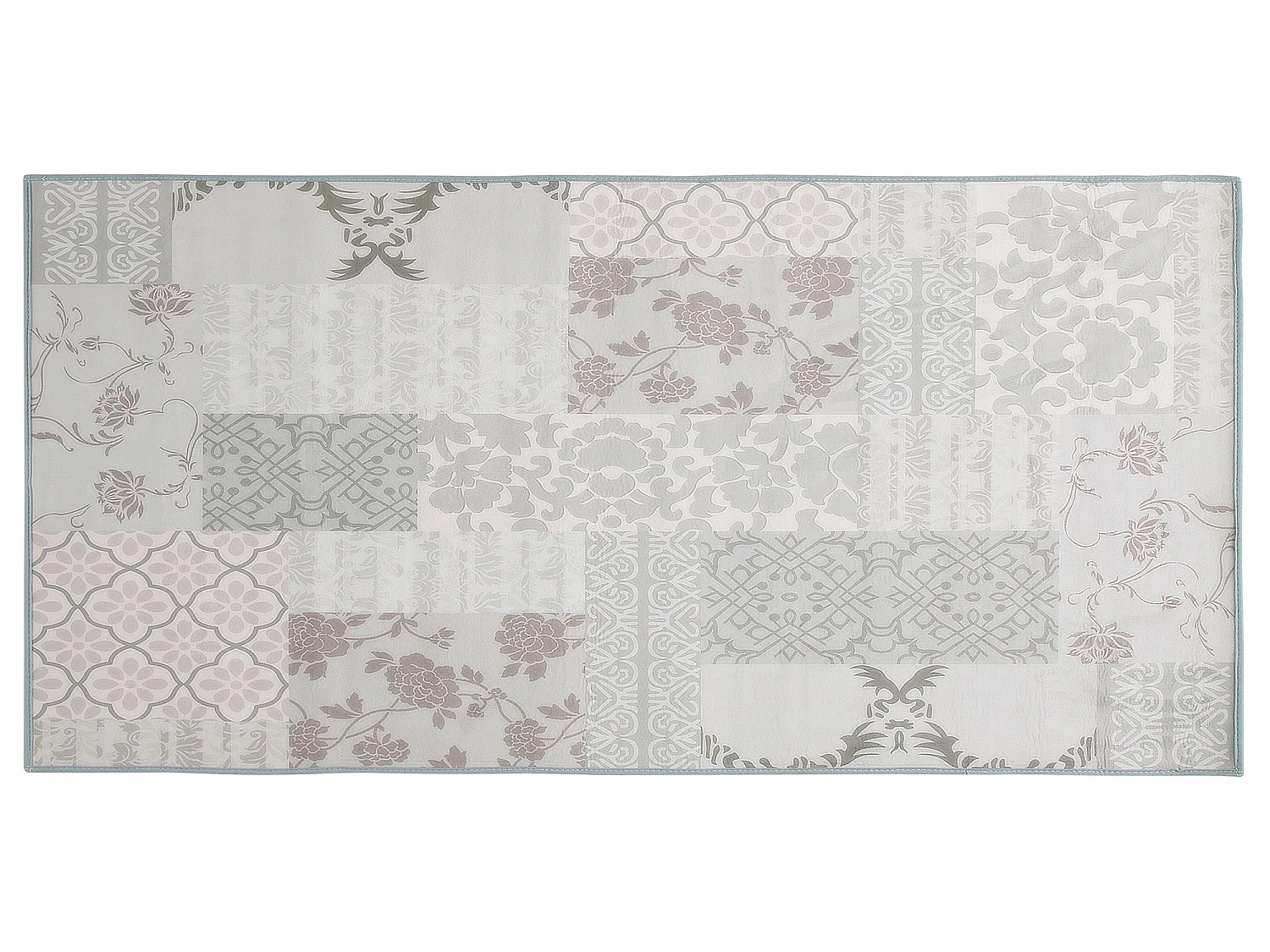Tapis mosaïque 80 x 150 cm en tissu BALLICA II