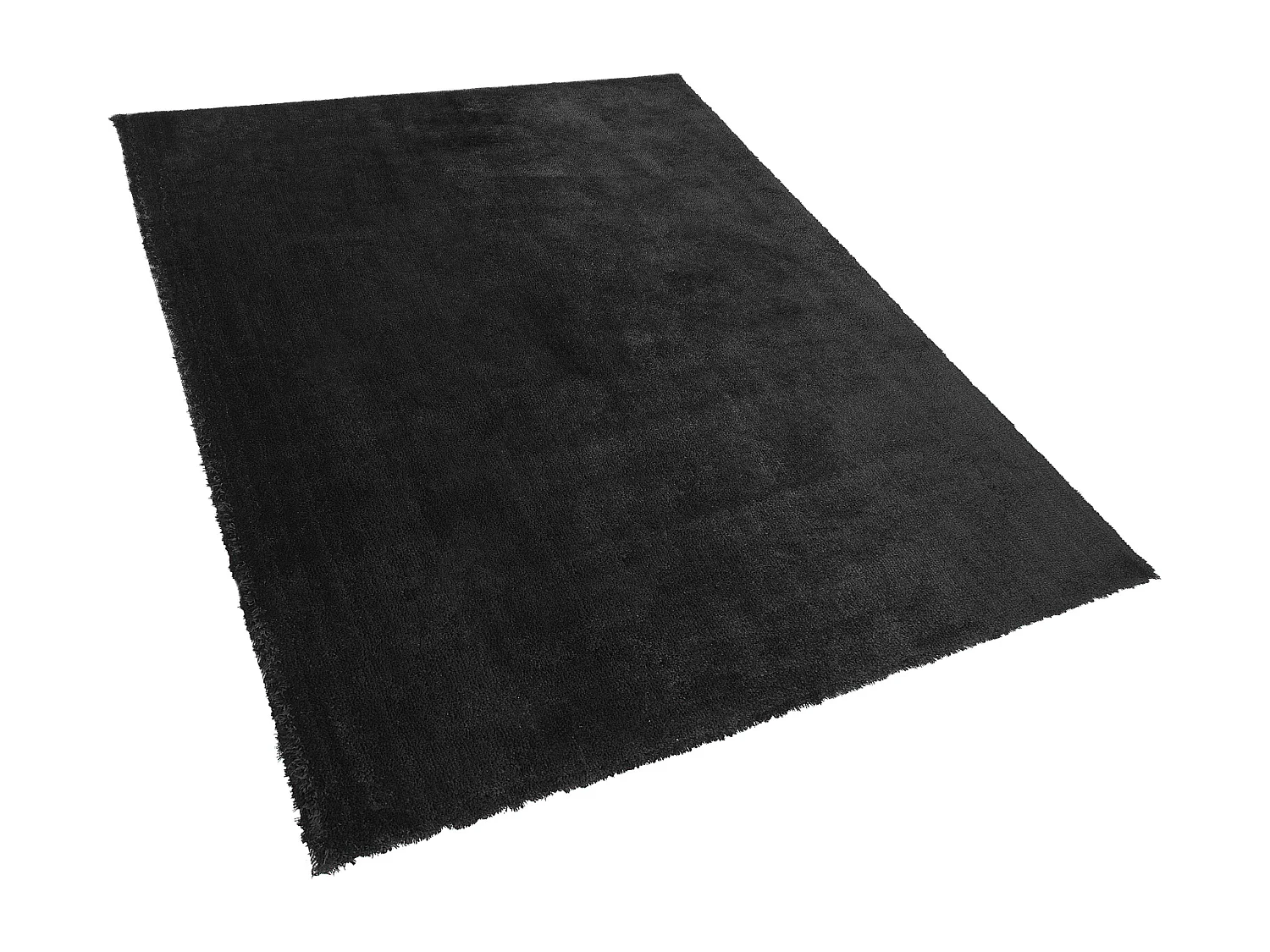 Tapis à poils longs EVREN Noir 140 x 200 cm