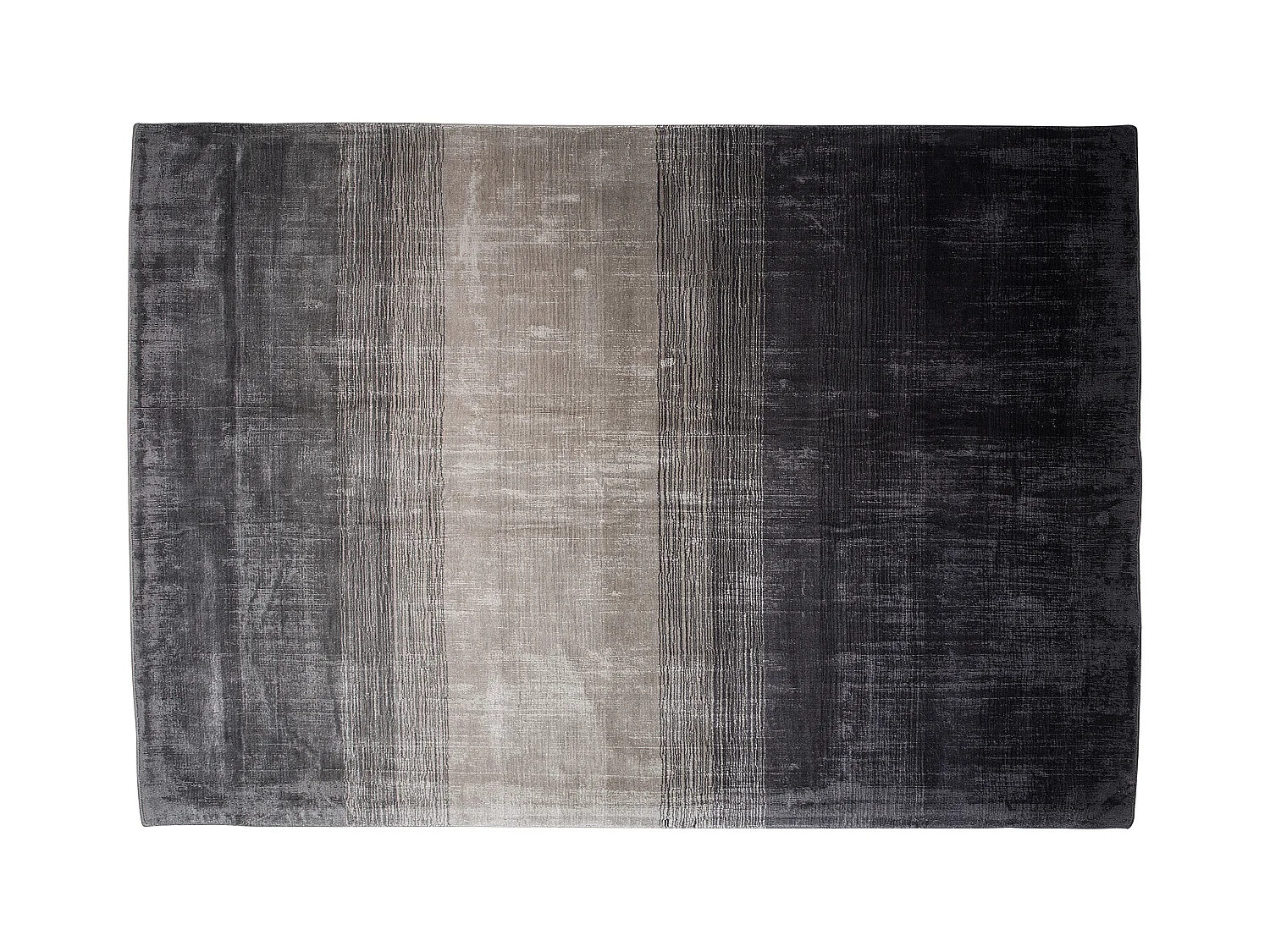 Tapis ERCIS Noir 160 x 230 cm Soie artificielle