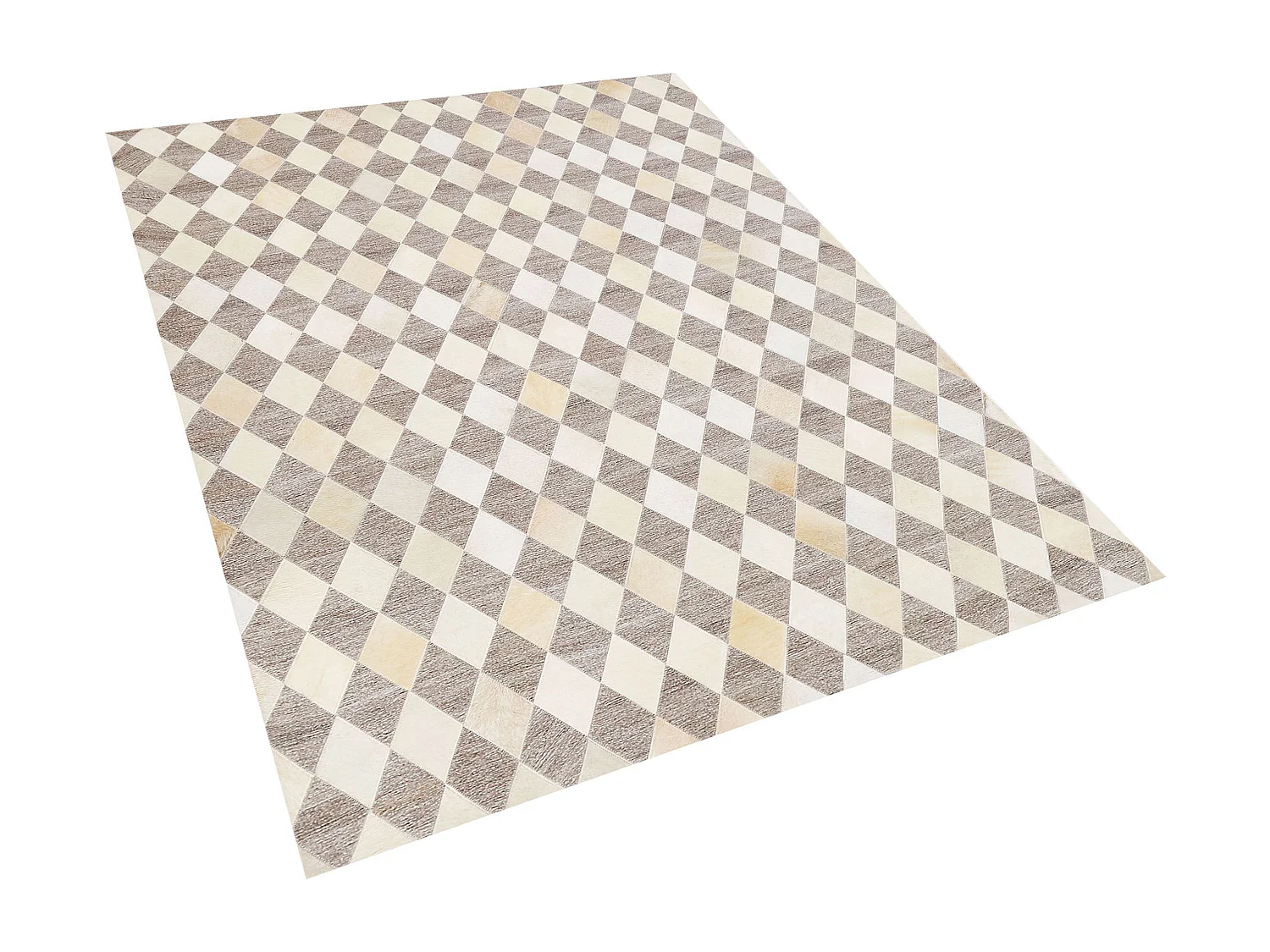 Tapis SESLICE Beige 160 x 230 cm Cuir