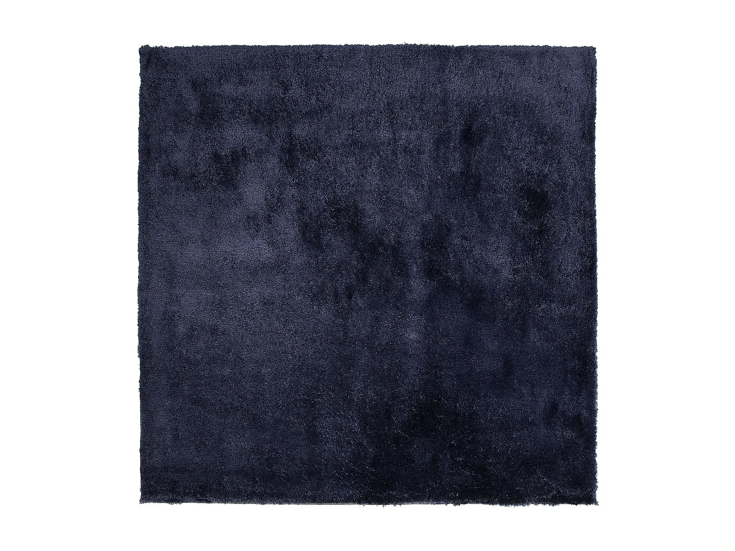 Tapis à poils longs EVREN Bleu foncé 200 x 200 cm