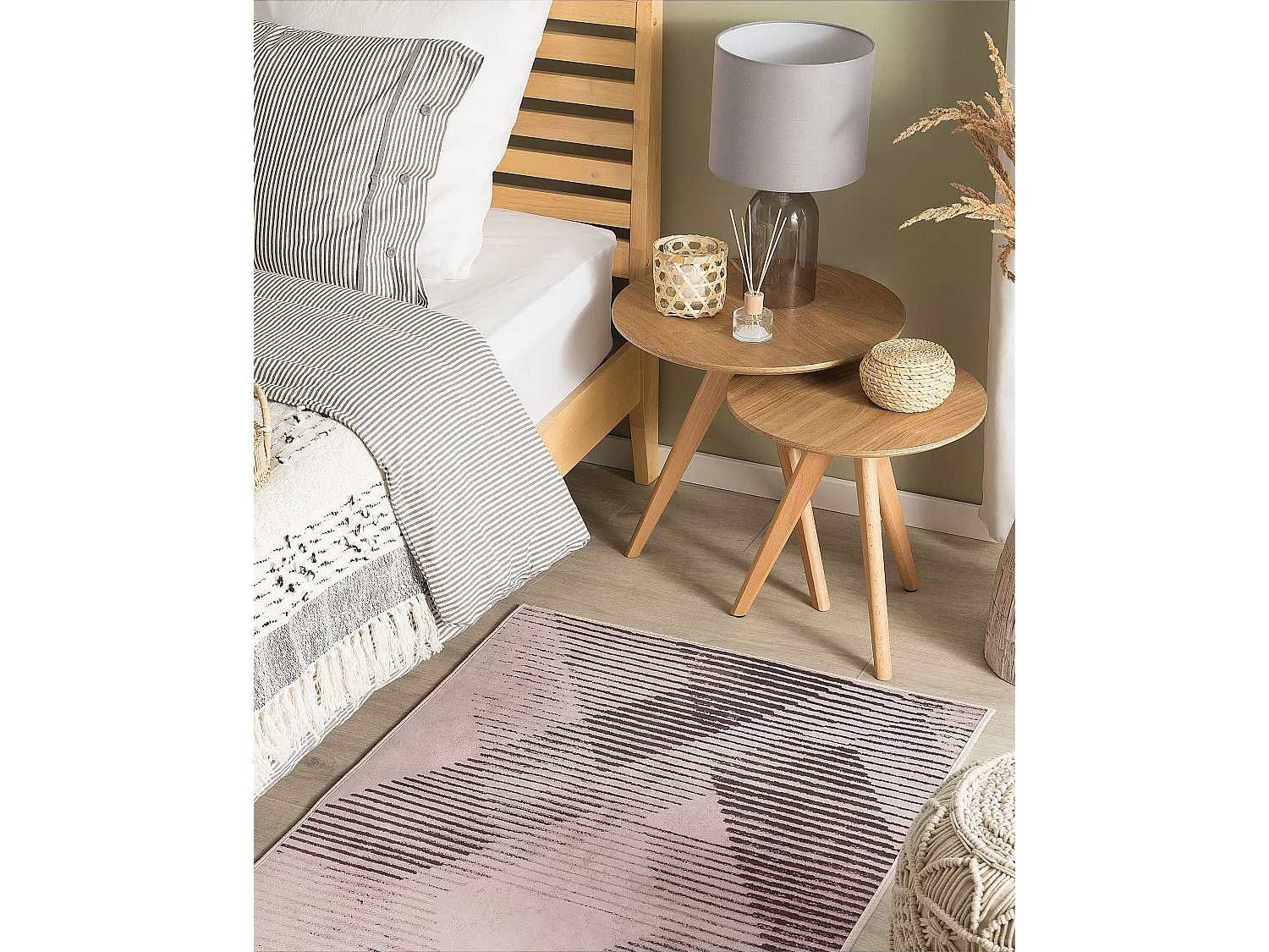 Tapis KALE Rouge 80 x 150 cm