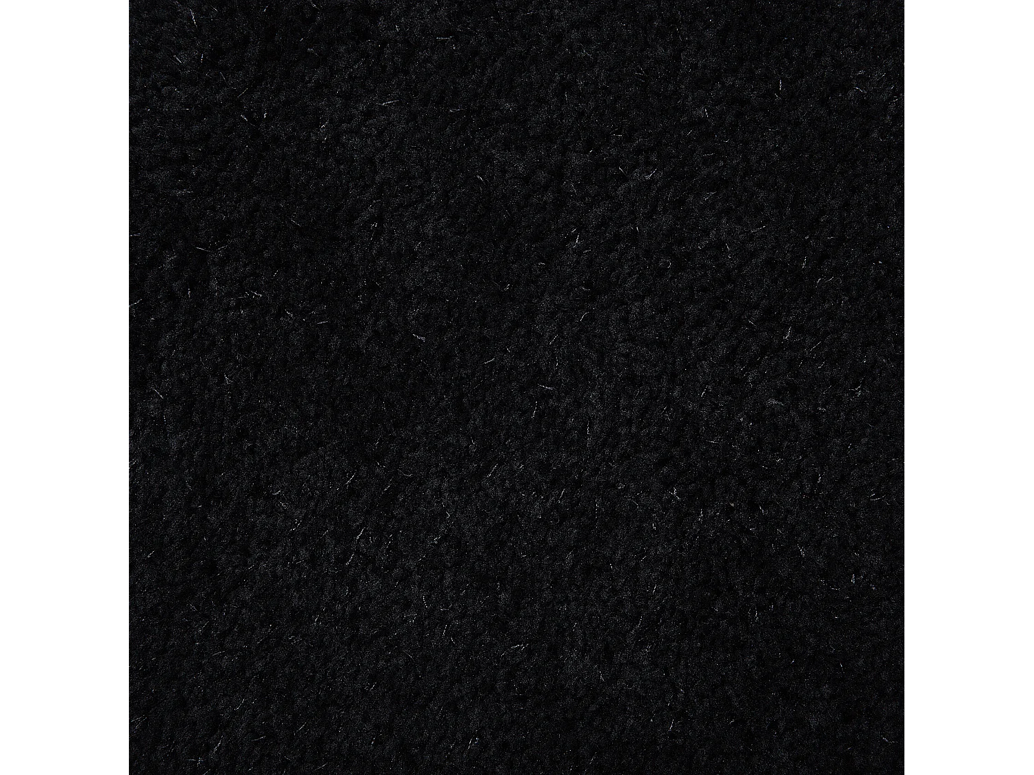 Tapete redondo preto ⌀ 140 cm DEMRE