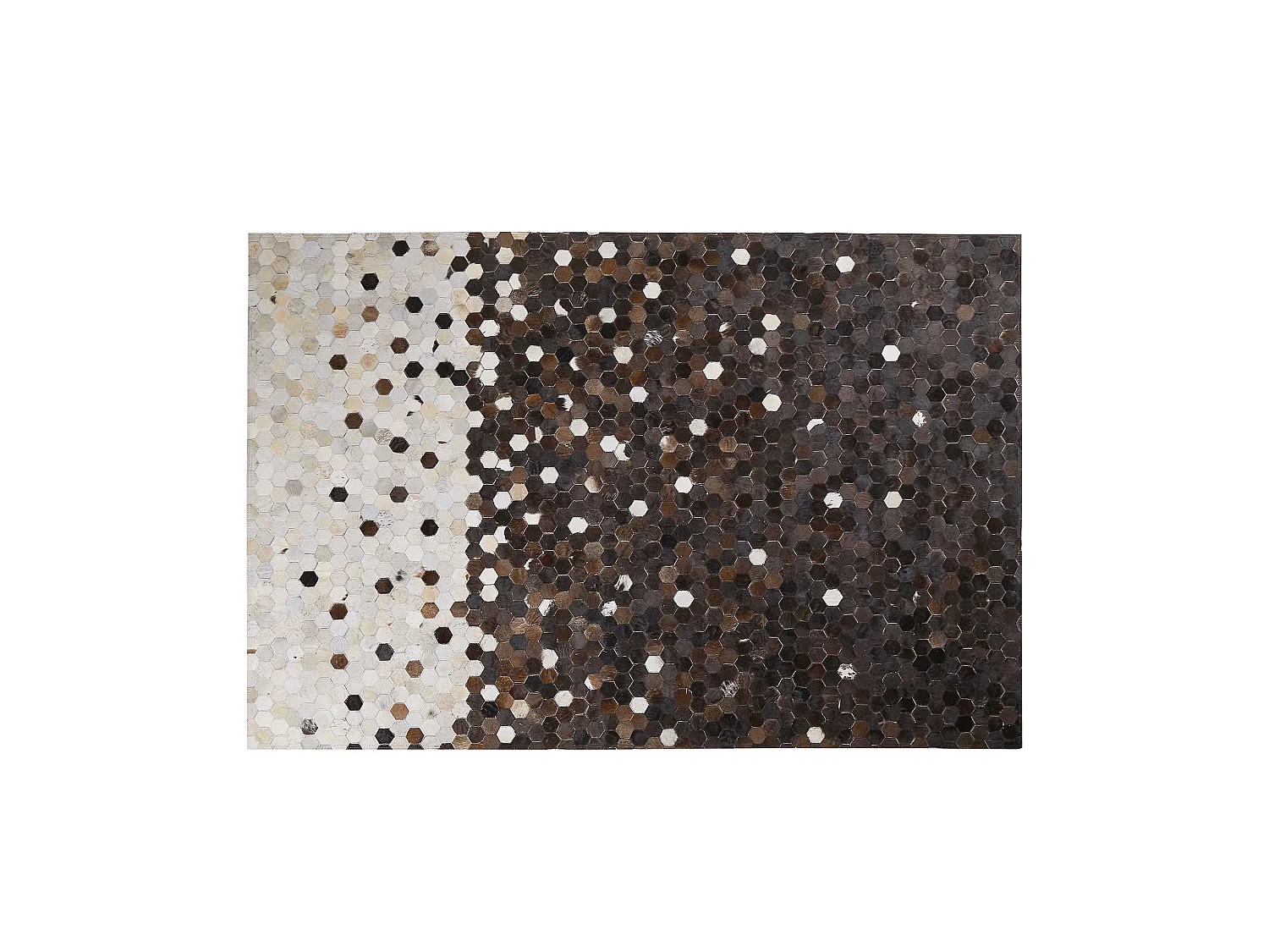 Tapis EYIM 140 x 200 cm Cuir Marron
