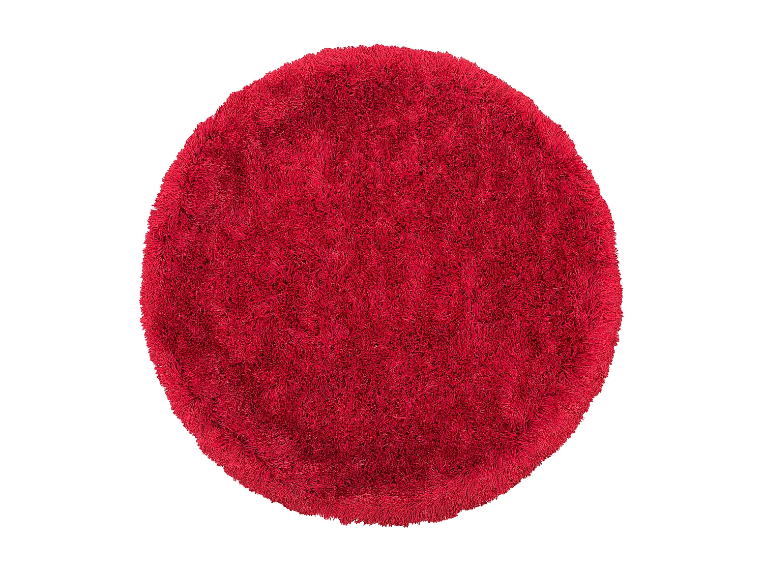 Tapis à poils longs CIDE Rouge ø 140 cm