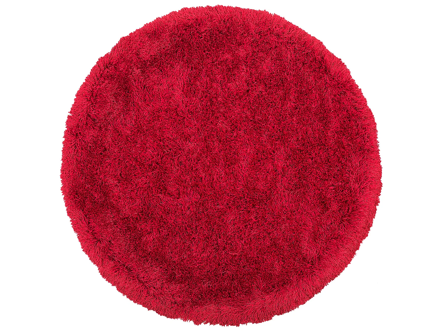 Tapis rond rouge CIDE